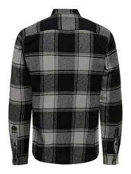 Only & Sons Hemd Gudmund grau/greige/schwarz