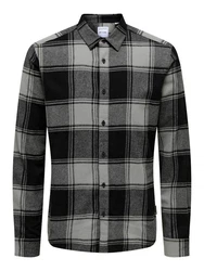 Only & Sons Hemd Gudmund grau/greige/schwarz