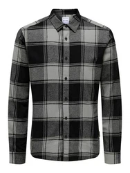 Only & Sons Hemd Gudmund grau/greige/schwarz