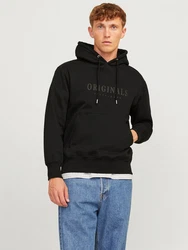Jack & Jones Hoodie JORFREDERIKSBERG oliv / schwarz