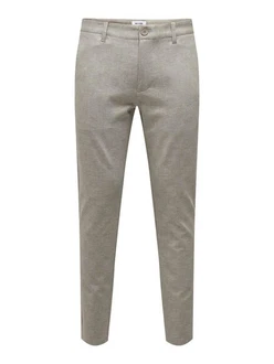 Only & Sons Hose ONSMark stone/offwhite