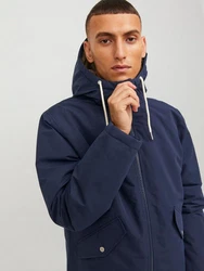 Jack & Jones Steppjacke JJLoop Dunkelblau/Hellblau