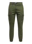 ONLY & SONS Cargohose Carter ONSCARTER LIFE CARGO CUFF PANT (1-tlg) Dunkelgrün/Khaki/Grün