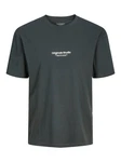 Jack & Jones T-Shirt Vesterbro Dunkelgrau/Dunkelgrün/Grün/Grau/Dunkelblau