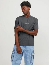 Jack & Jones T-Shirt JORVESTERBRO Dunkelgrau/Grau/Dunkelblau/Hellgrau