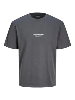 Jack & Jones T-Shirt JORVESTERBRO Dunkelgrau/Grau/Dunkelblau/Hellgrau