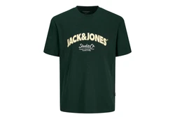 JACK & JONES T-Shirt 'JORBRONX' Dunkelgrün/Grün