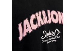 JACK & JONES T-Shirt 'JORBRONX' pastelllila/schwarz