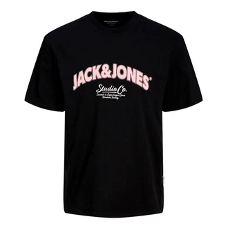 JACK & JONES T-Shirt 'JORBRONX' pastelllila/schwarz