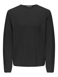ONLY & SONS Strickpullover ONSEric Schwarz/Dunkelgrau/Grau