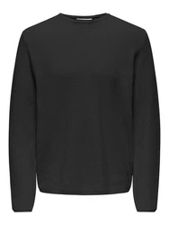 ONLY & SONS Strickpullover ONSEric Schwarz/Dunkelgrau/Grau