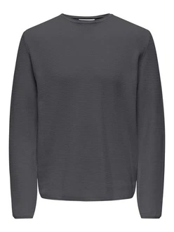 ONLY & SONS Strickpullover ONSEric Grau (7769)
