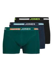 Jack & Jones Boxershorts JACScott navy / smaragd / orange / schwarz