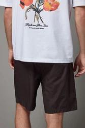 Next Chinoshorts aus Popeline Dunkelbraun/Khaki/Dunkelgrau/Braun