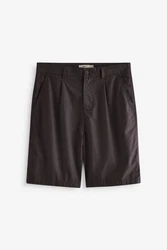 Next Chinoshorts aus Popeline Dunkelbraun/Khaki/Dunkelgrau/Braun