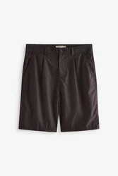 Next Chinoshorts aus Popeline Dunkelbraun/Khaki/Dunkelgrau/Braun