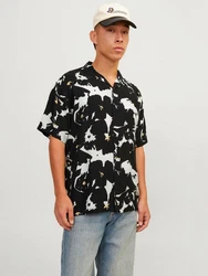 JACK & JONES Hemd Luke Aruba pastellgelb/schwarz/weiß