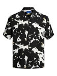 JACK & JONES Hemd Luke Aruba pastellgelb/schwarz/weiß