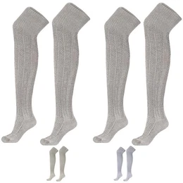 Trachtensocken GW250- 2xPaar AMZ 2er Pack Lange Trachtensocken Strmpfe Socken 70cm