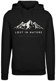 Kapuzenpullover Berge Natur Winter PLUSSIZE Premium Qualitt