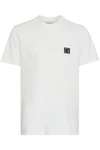 Casual Friday T-Shirt CFTHOR Tee mit Logo Badge Weiß/Creme