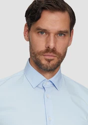 s.Oliver BLACK LABEL Langarmhemd Tailored Fit Businesshemd schwarz