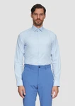 s.Oliver BLACK LABEL Langarmhemd Tailored Fit Businesshemd schwarz