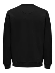 Only & Sons Sweatshirt ONSROBERT Schwarz (7844)