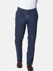 Babista Jeans CARLIDESTI mit modischen Bundfalten Dunkelblau/Blau/Hellblau