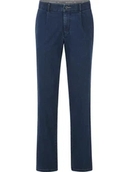 Babista Jeans CARLIDESTI mit modischen Bundfalten Dunkelblau/Blau/Hellblau