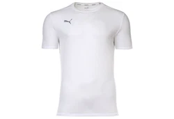 PUMA T-Shirt Herren Finisher Set - Teamliga Training Shorts Weiß/Creme/Dunkelblau
