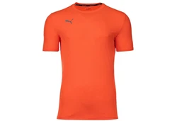 PUMA T-Shirt Herren Finisher Set - Teamliga Training Shorts Orange/Rot