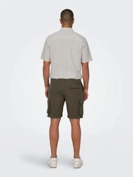 ONLY & SONS Cargoshorts Sinus oliv