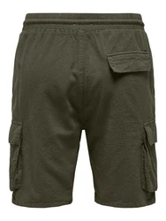 ONLY & SONS Cargoshorts Sinus oliv