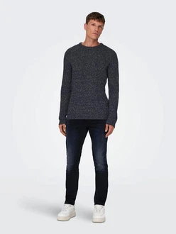 Only & Sons Pullover MALAKI navy Only & Sons Pullover MALAKI navy