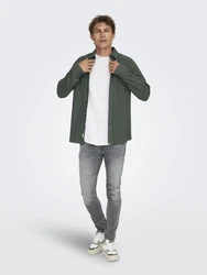 ONLY & SONS Skinny-fit Jeans ONSWARP (1-tlg) Hellgrau/Grau
