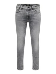 ONLY & SONS Skinny-fit Jeans ONSWARP (1-tlg) Hellgrau/Grau
