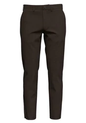 SELECTED HOMME Chinohose Miles Flex Khaki/Dunkelbraun