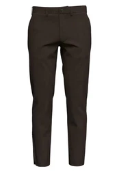 SELECTED HOMME Chinohose Miles Flex Khaki/Dunkelbraun