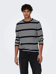 Only & Sons Pullover 'OBY' creme/navy