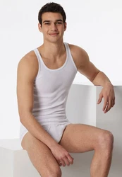 Schiesser Unterhemd Original Classics Weiß/Creme