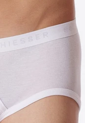 Schiesser Slip Original Classics (2er Pack) mit Eingriff Weiß/Rosa/Creme/Braun