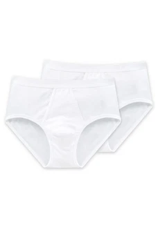 Schiesser Slip Original Classics (2er Pack) mit Eingriff Weiß/Rosa/Creme/Braun Schiesser Slip Original Classics (2er Pack) mit Eingriff Weiß/Rosa/Creme/Braun