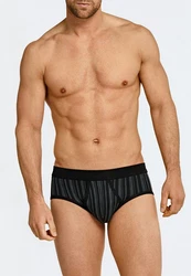 Schiesser Slip Original Classics Schwarz/Dunkelgrau/Grau/Braun