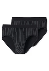 Schiesser Slip Original Classics Schwarz/Dunkelgrau/Grau/Braun