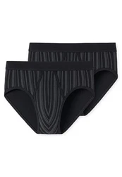 Schiesser Slip Original Classics Schwarz/Dunkelgrau/Grau/Braun