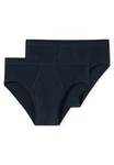 Schiesser Slip Essentials Dunkelblau/Blau