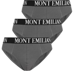 MONT EMILIAN Slip Avignon 3er-Pack Grau/Dunkelgrau/Mintgrün