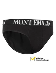 MONT EMILIAN Slip Avignon 3er-Pack Grau/Dunkelgrau/Mintgrün