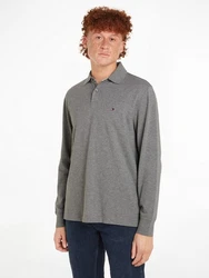Tommy Hilfiger Langarm-Poloshirt 1985 REGULAR LS POLO Grau/Hellgrau